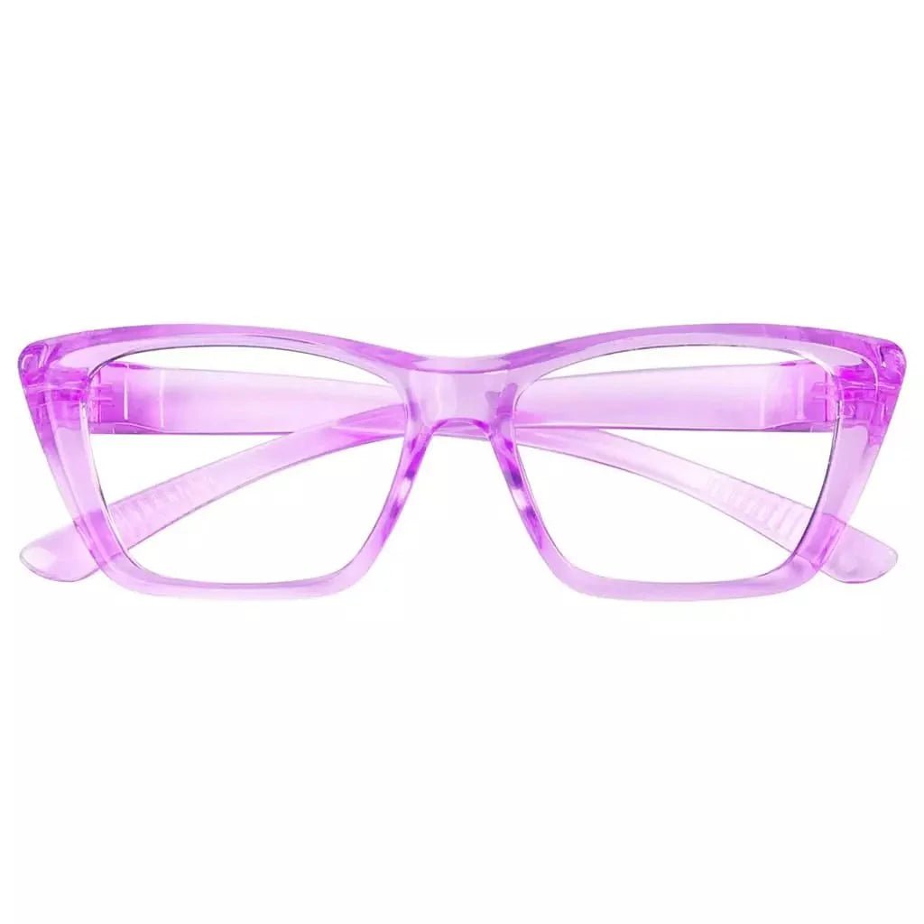 30% Blue Light Blocking Cat - eye Metalless Reading Glasses R2514 - B15eyekeeper.com