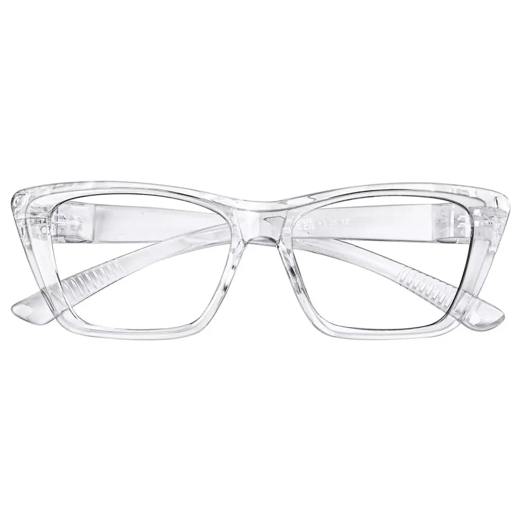 30% Blue Light Blocking Cat - eye Metalless Reading Glasses R2514 - B15eyekeeper.com