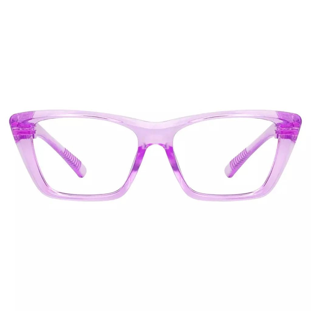 30% Blue Light Blocking Cat - eye Metalless Reading Glasses R2514 - B15eyekeeper.com