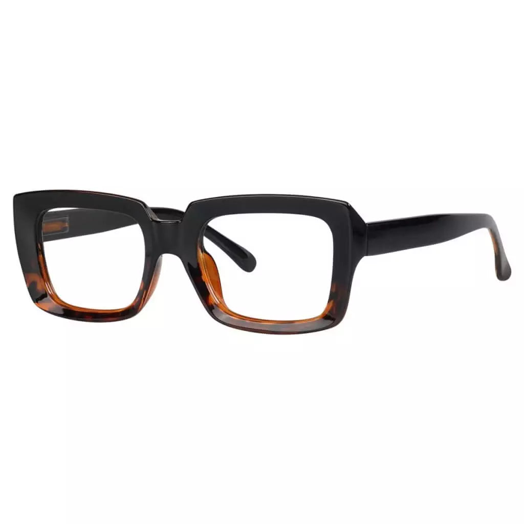 Snygga läsglasögon Tjockare ramdesignläsare R9107-1