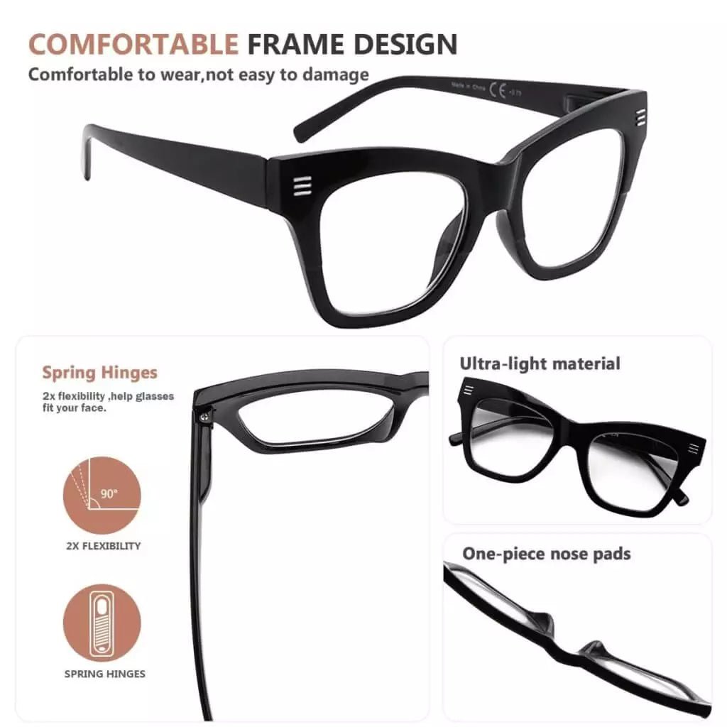 Cat - eye Reading Glasses Stylish Eyeglasses R2111eyekeeper.com