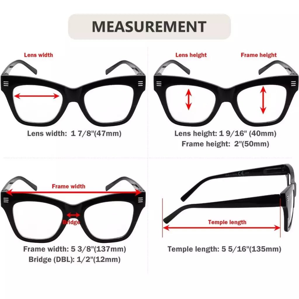 Cat - eye Reading Glasses Stylish Eyeglasses R2111eyekeeper.com
