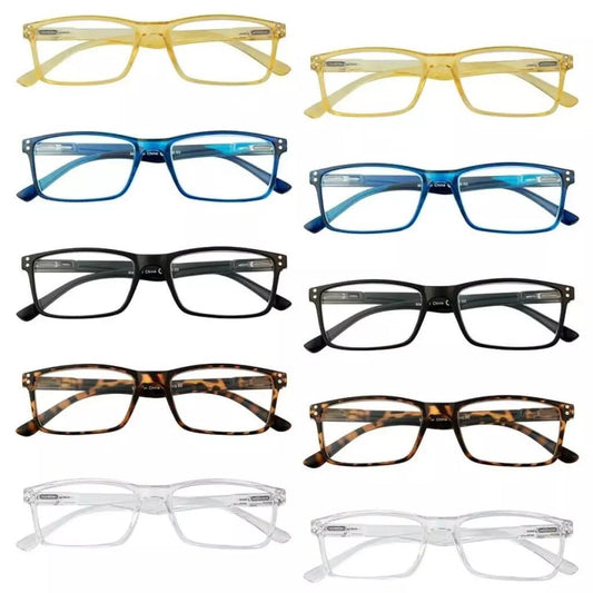 10 Pack Retro Spring Hinges Reading Glasses Classic Readers R802eyekeeper.com