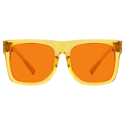 100% Blue Light Blocking Orange Glasses Metalless Screwless Eyewear R2316 - B98eyekeeper.com