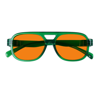 100% Blue Light Blocking Orange Lens Metalless Eyeglasses R2515 - B98eyekeeper.com