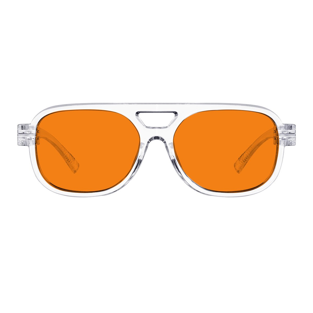 100% Blue Light Blocking Orange Lens Metalless Eyeglasses R2515 - B98eyekeeper.com