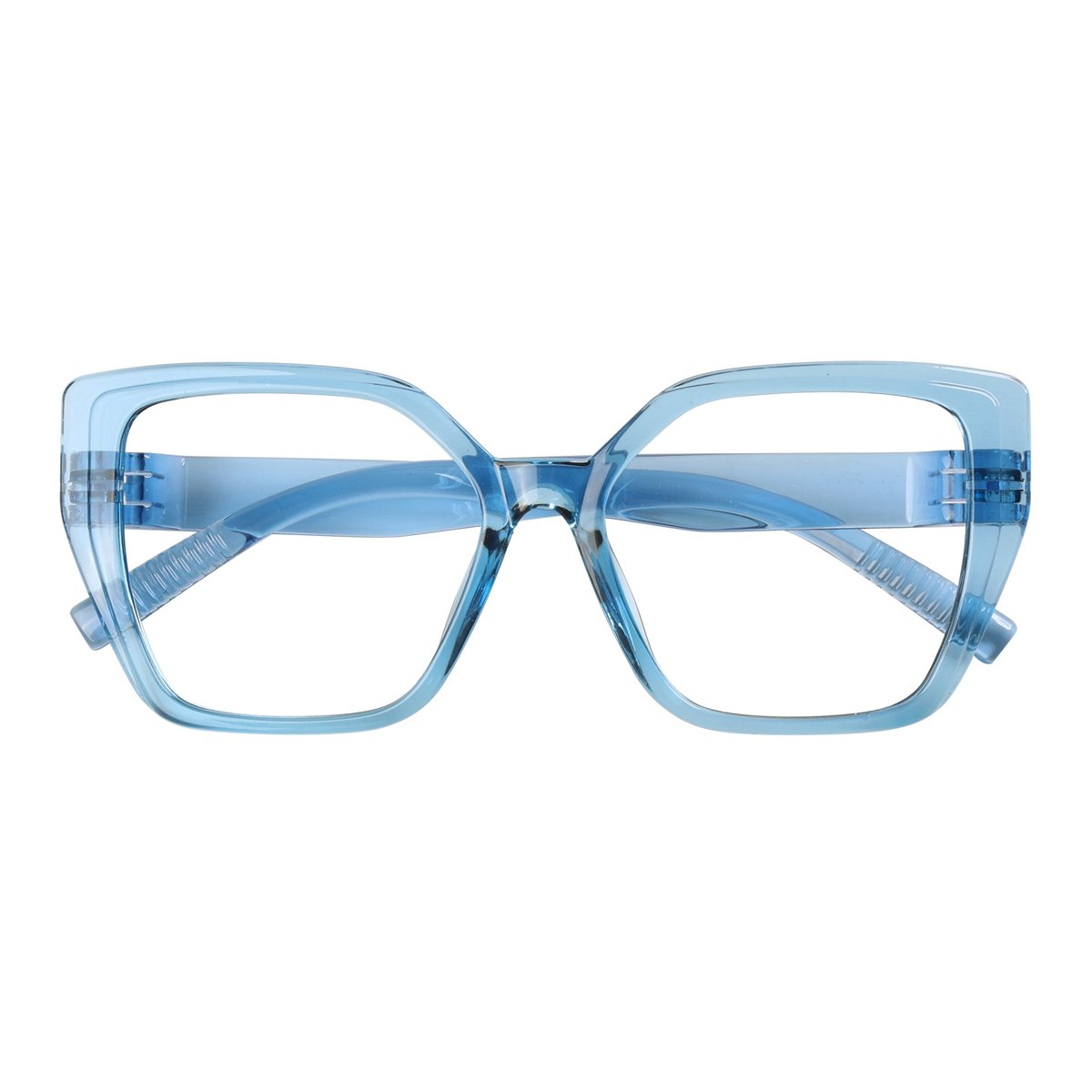 30% Blue Light Blocking Glasses Oversized Metalless Screwless R2314 - B15eyekeeper.com