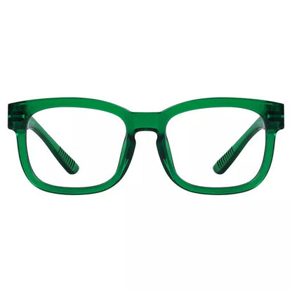 30% Blue Light Blocking Square Metalless Screwless Eyeglasses R033 - B15eyekeeper.com