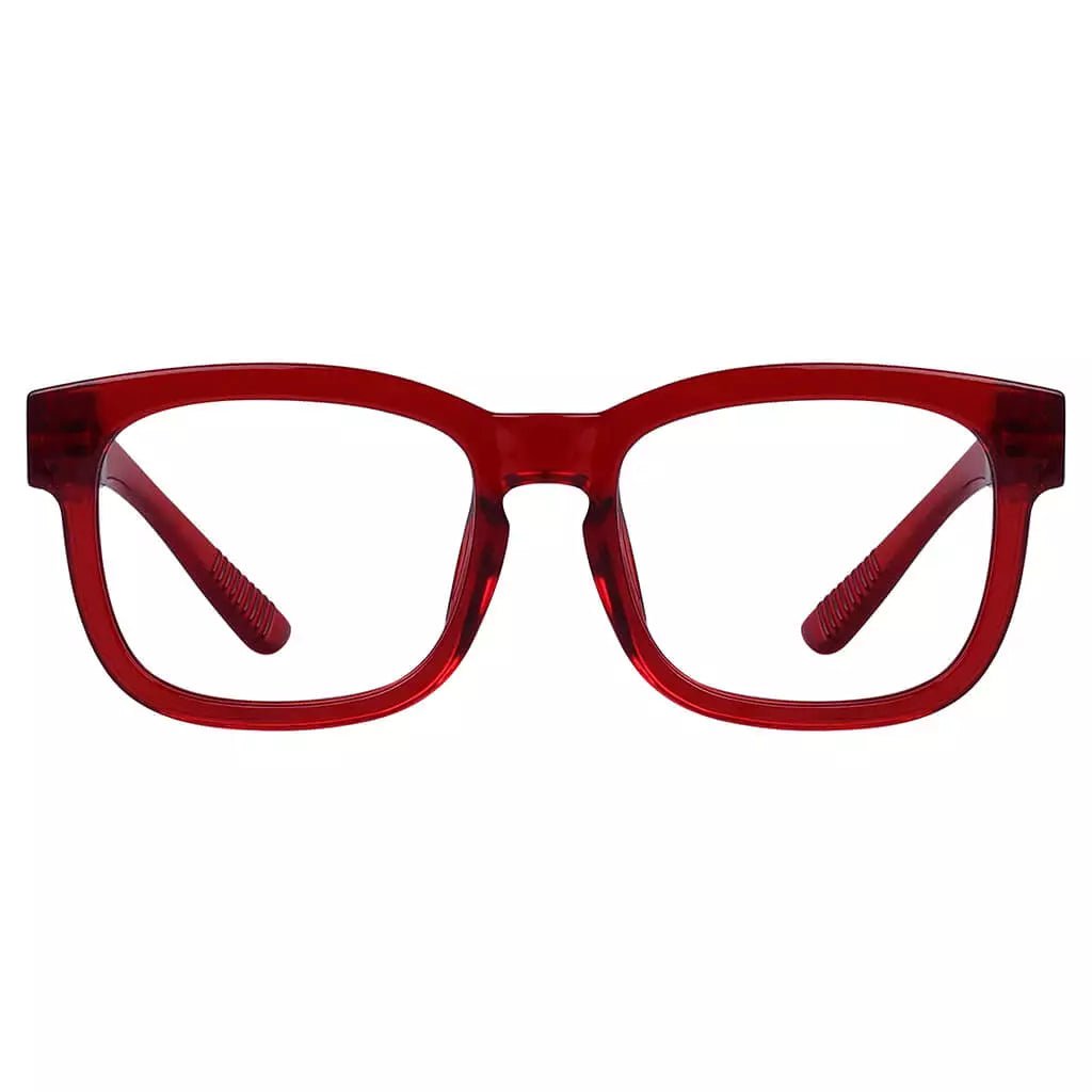 30% Blue Light Blocking Square Metalless Screwless Eyeglasses R033 - B15eyekeeper.com