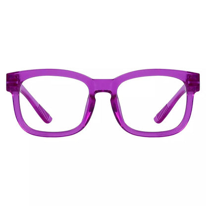 30% Blue Light Blocking Square Metalless Screwless Eyeglasses R033 - B15eyekeeper.com