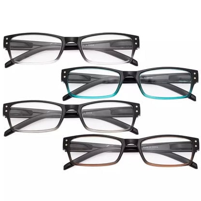 4 Pack Reading Glasses Fashion Readers R012B - Aeyekeeper.com