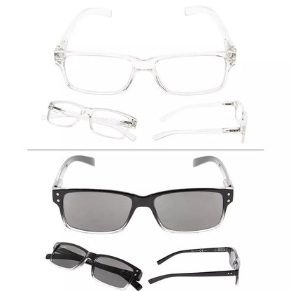6 Pack Reading Glasses Rectangle Readers 3 - R032eyekeeper.com