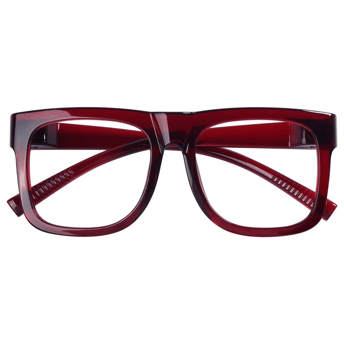 Large Frame 30% Blue Light Blocking Metalless Screwless Glasses R2316 - B15eyekeeper.com