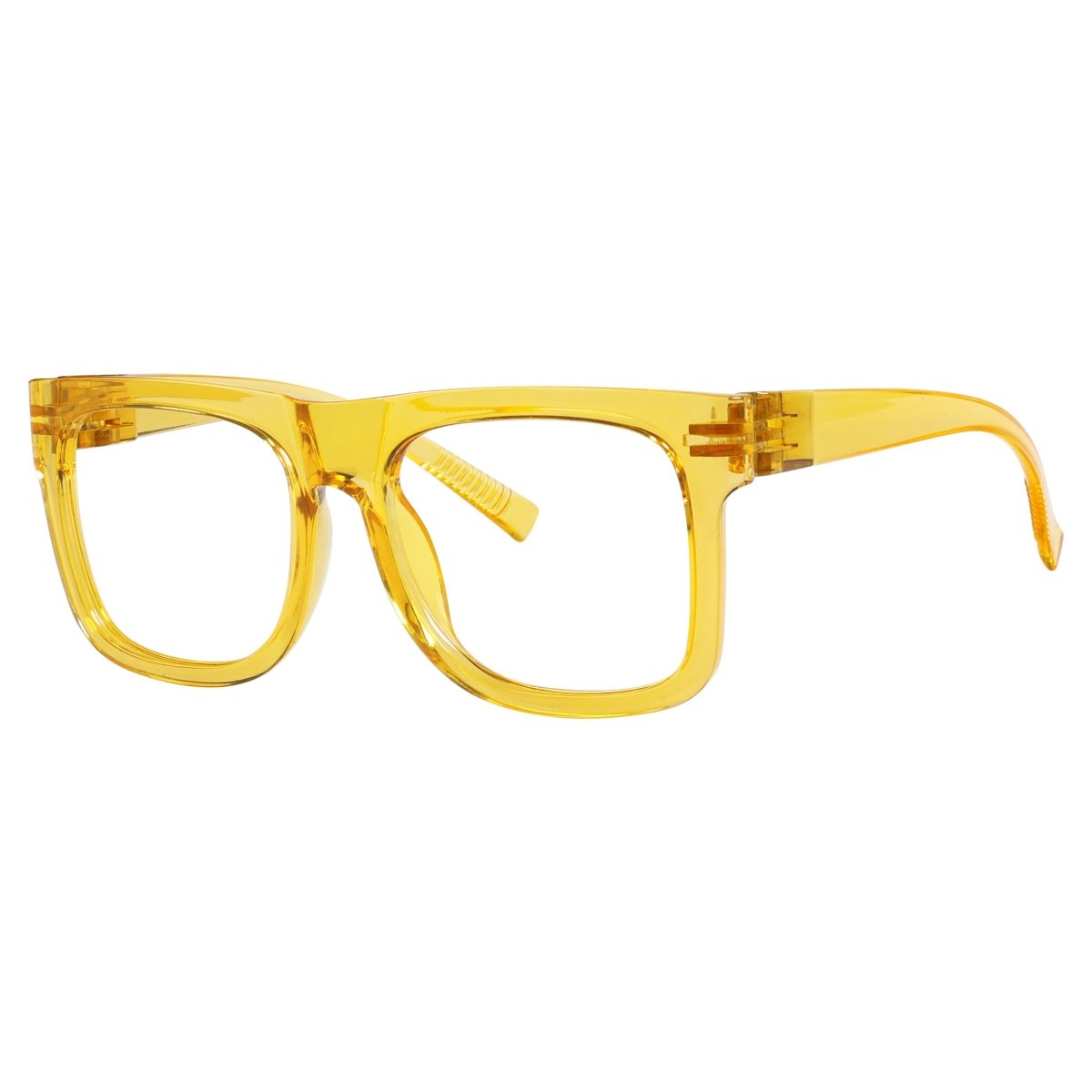 Large Frame 30% Blue Light Blocking Metalless Screwless Glasses R2316 - B15eyekeeper.com