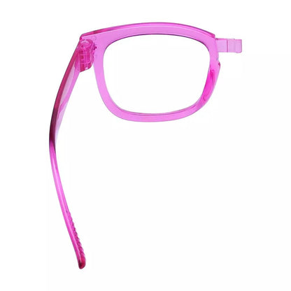 (Must Buy Both Eye) Metalless Screwless Reading Glasses with Different Strength PR033 (Purple)eyekeeper.com