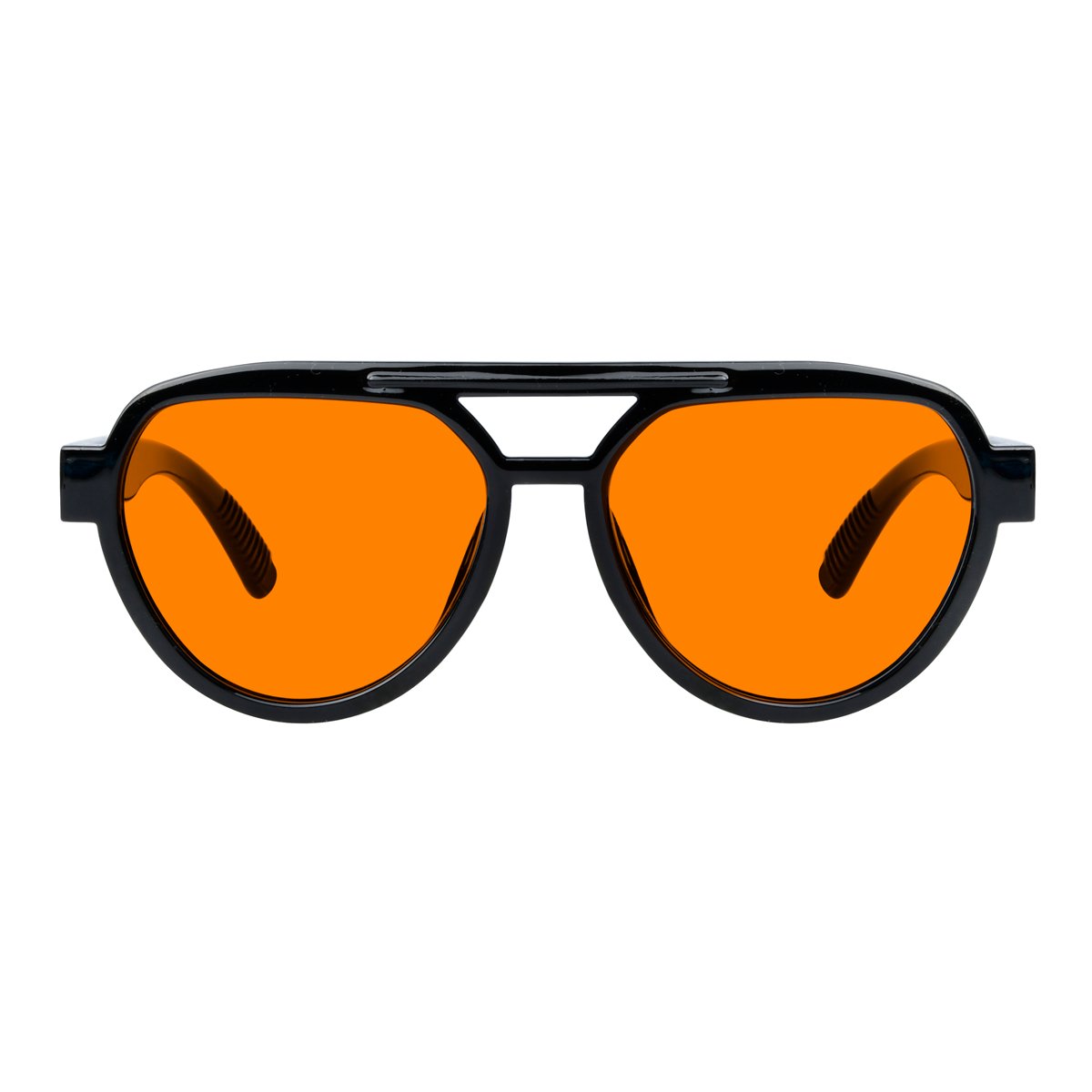 Pilot 100% Blue Blocking Glasses Orange Lens Metalless Screwless R2312 - B98eyekeeper.com