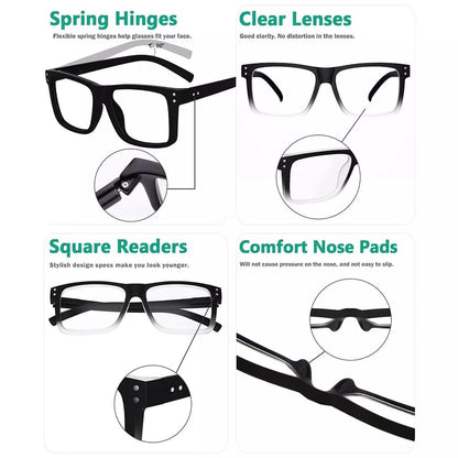 Reading Glasses Fashionable Large Frame Readers R2142eyekeeper.com