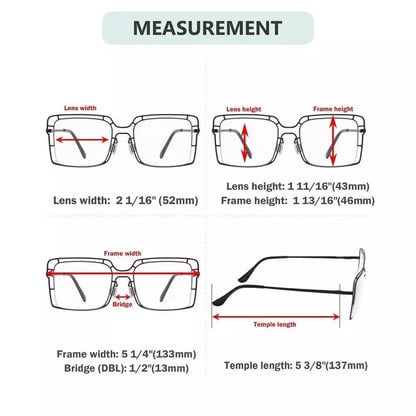 Thin Metal Hollow Frame Reading Glasses R2301eyekeeper.com
