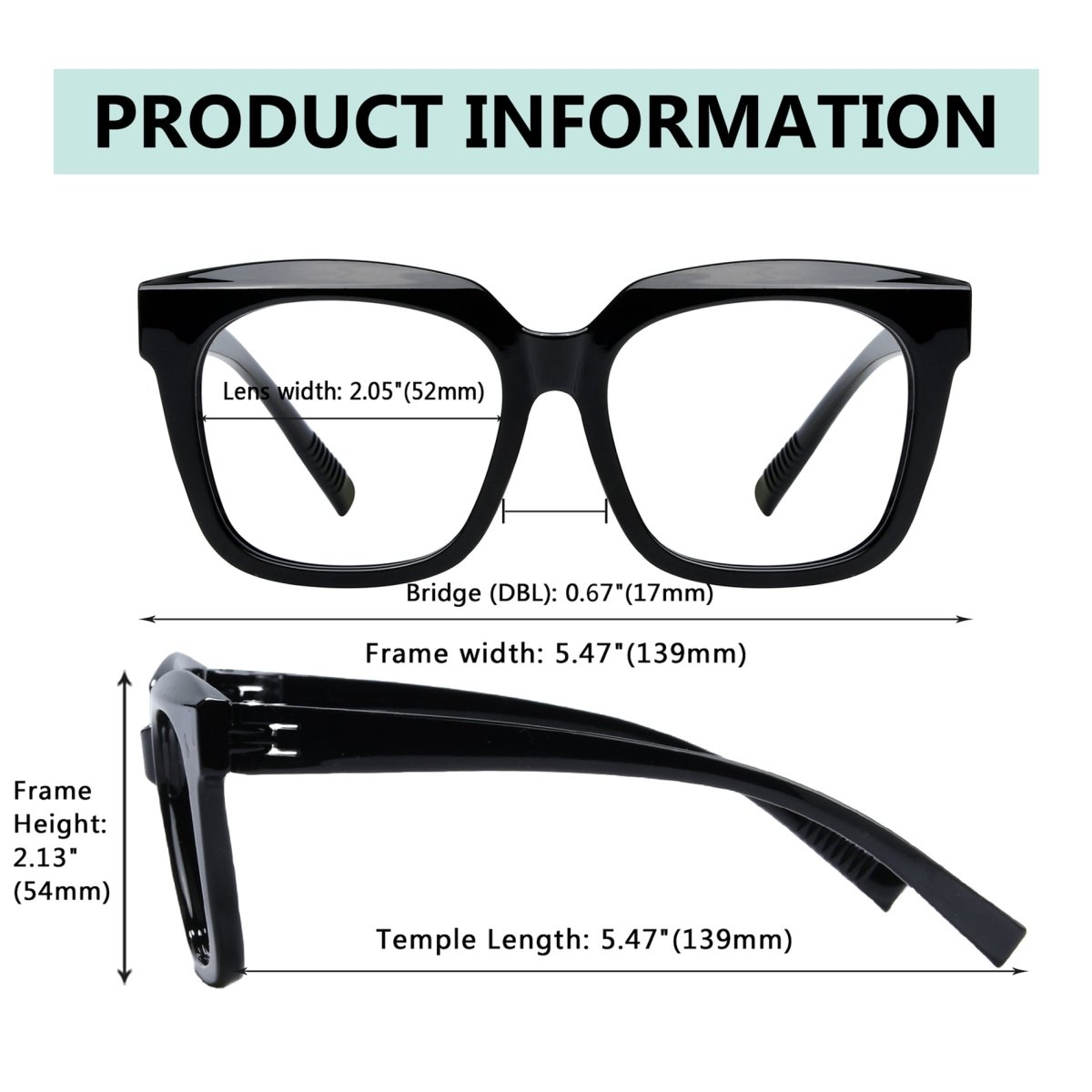 6 Pack Oversized Metalless Screwless Reading Glasses R2144eyekeeper.com