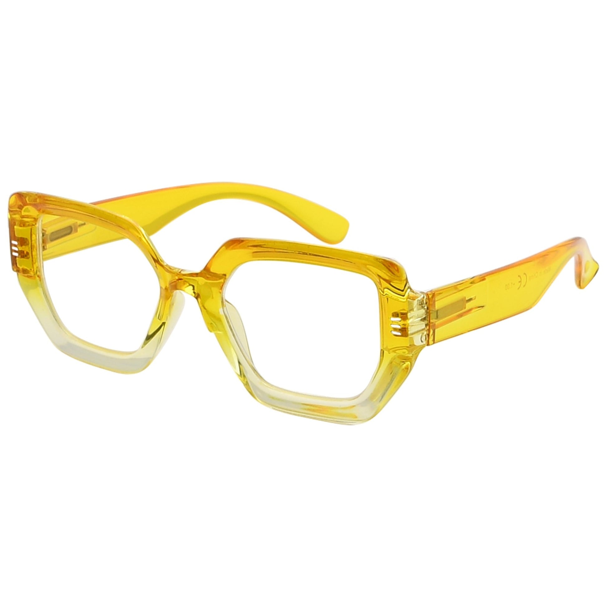 Large Frame Reading Glasses Fashionable Readers Women R2026