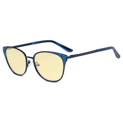 Butterfly Design Computer Eyeglasses Blue LX19045-BB60